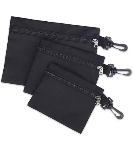 Amazon.com: Alvin Black Nylon Utility Bag 5 inches x 8 inches N580